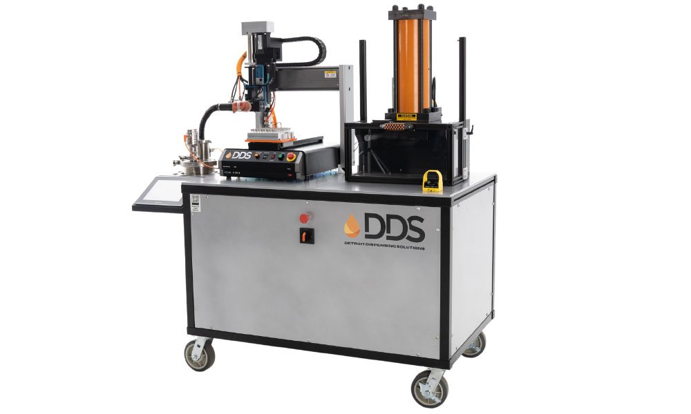 Detroit Dispensing Solutions CFM-1800 DDS Automated Cannabis Vape Filling Machine