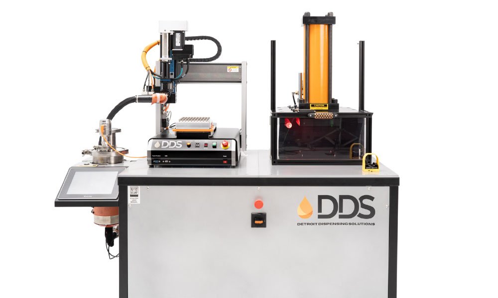 Detroit Dispensing Solutions CFM-1800 DDS Automated Cannabis Vape Filling Machine