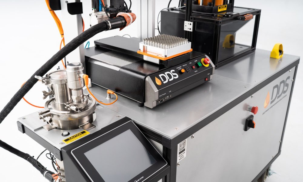 Detroit Dispensing Solutions CFM-1800 DDS Automated Cannabis Vape Filling Machine