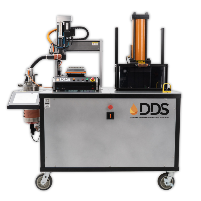 Detroit Dispensing Solutions CFM-1800 DDS Automated Cannabis Vape Filling Machine Detroit Dispensing Solutions CFM-1800 DDS Automated Cannabis Vape Filling Machine